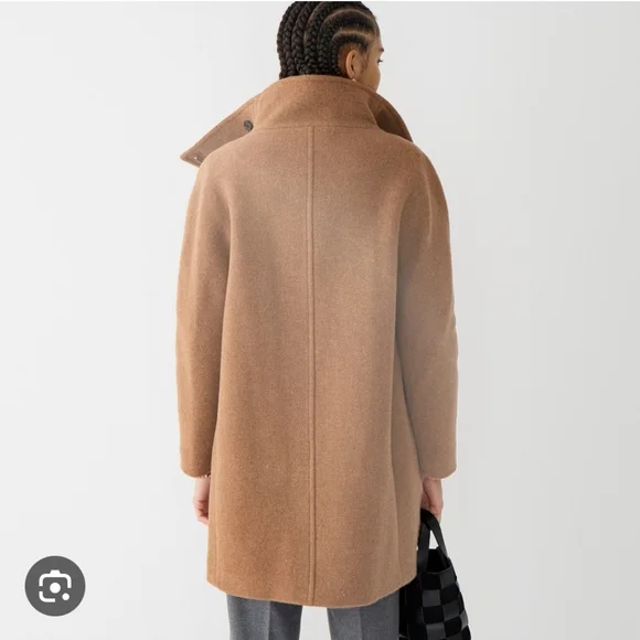 NWOT J Crew Villa Coat Camel 6P Jackets & Coats
